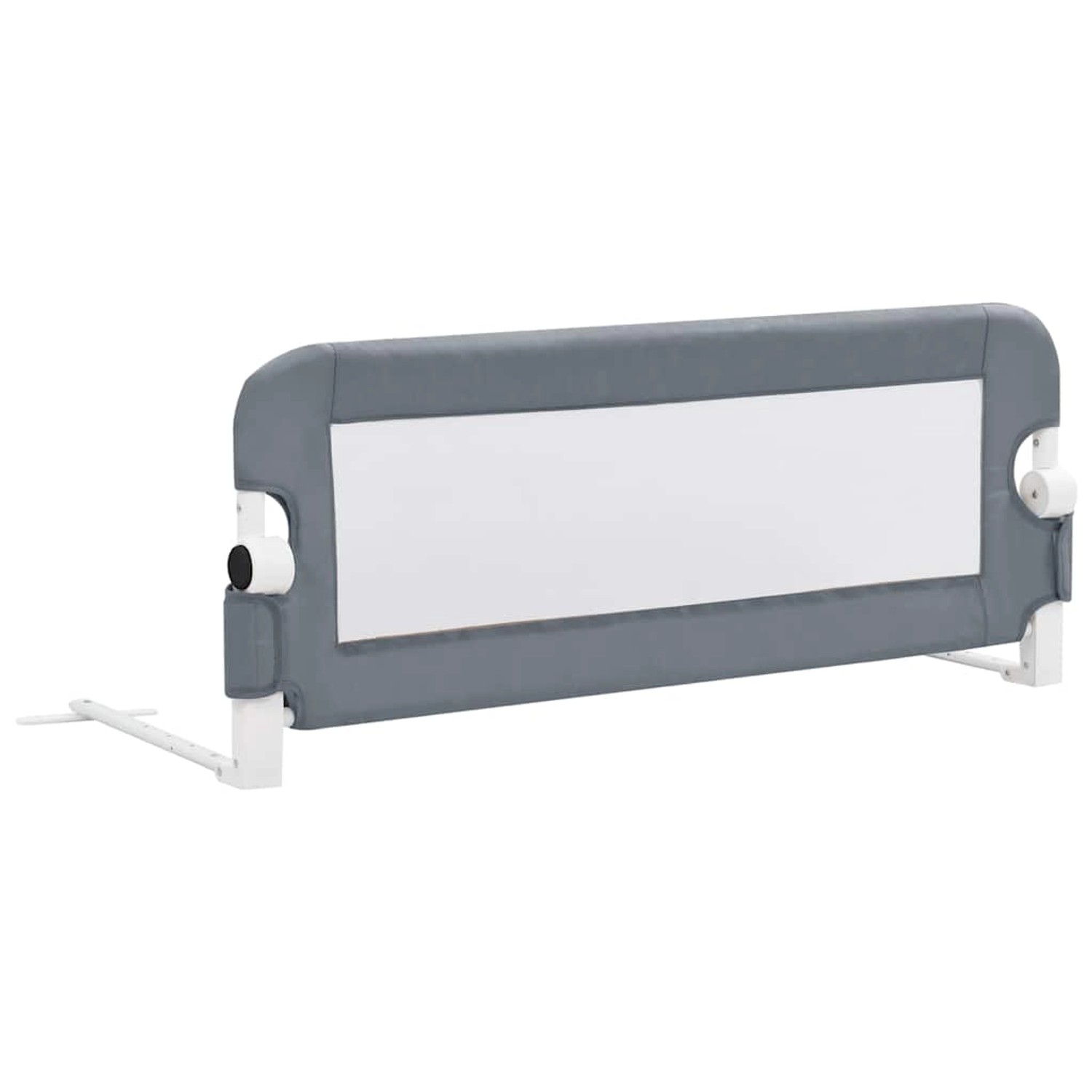 Thumbnail - vidaXL Kleinkindbettschutzgitter Grau 102x42 Cm Polyester 586776
