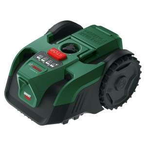 Grüner Bosch Mähroboter VISIMOW18V-100 mit SmartVision, kabellos für Rasenflächen bis 100 m².