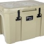 Petromax Kühlbox Sand 50 l: Robuste, doppelwandige Kühlbox für Camping und Ausflüge.