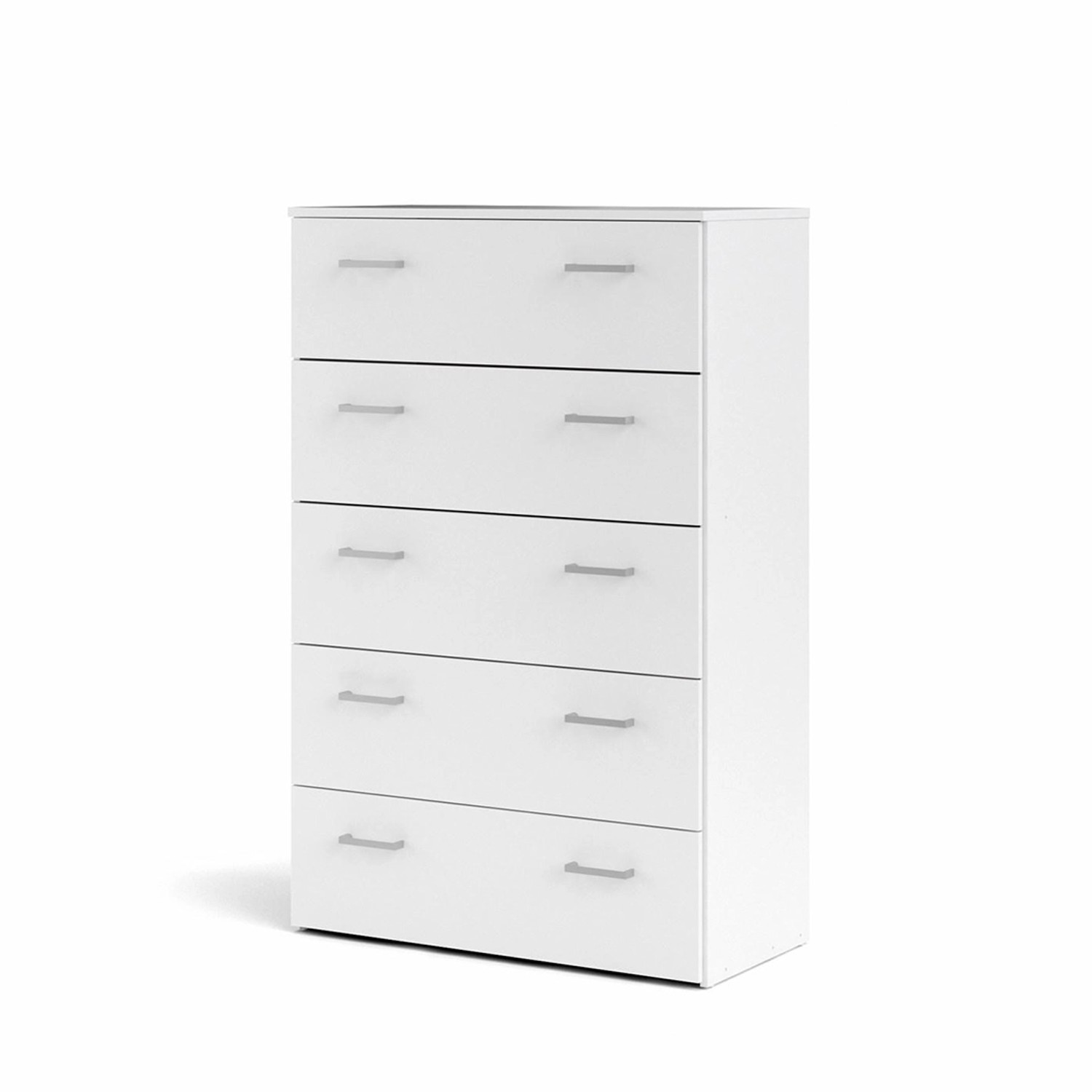 ebuy24 Spell Kommode 5 Schubladen Weiss günstig online kaufen