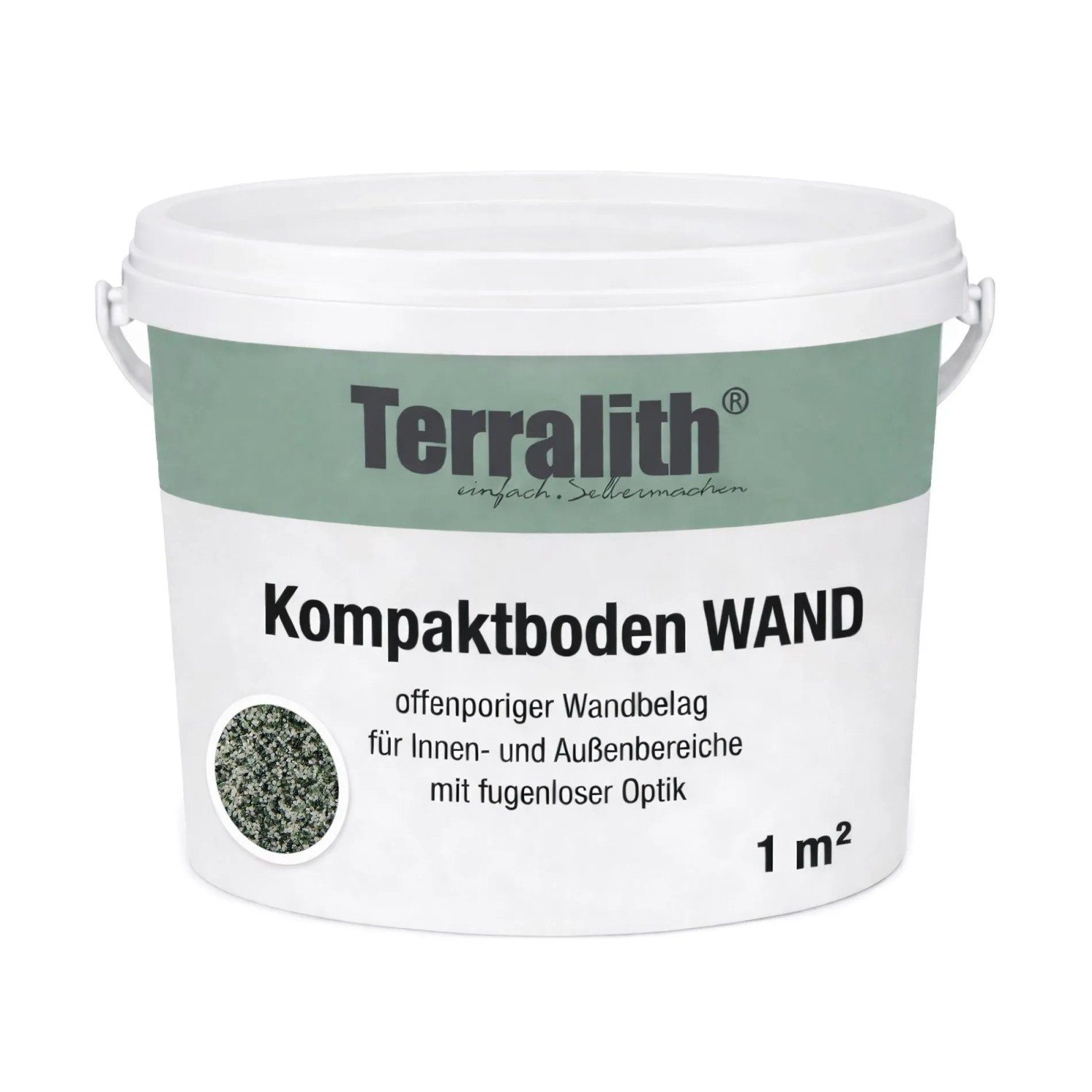 Terralith Kompaktboden Wand Mix Verde Chiaro für 1 m²