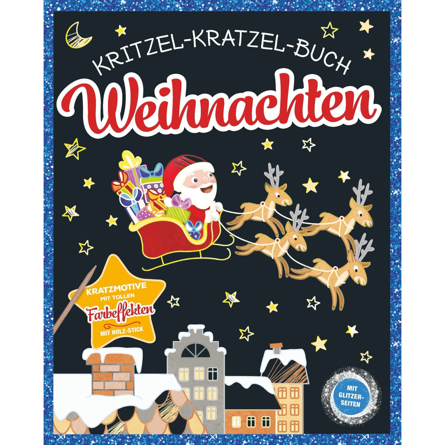 Kritzel-Kratzel-Buch Weihnachten. Für Kinder ab 5 Jahren