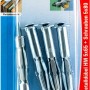 Fischer Hohlraumdübel HM 5x65 mit Schraube, 4er-Pack, für Plattenbaustoffe.