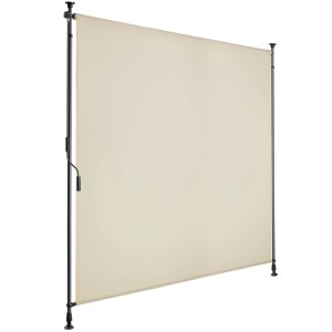 Tectake Klemmmarkise Taija Verschiedene Größen Uv Beständig und Wasserabweisend 150 x 310 cm 7 x 158 x 310 cm Beige