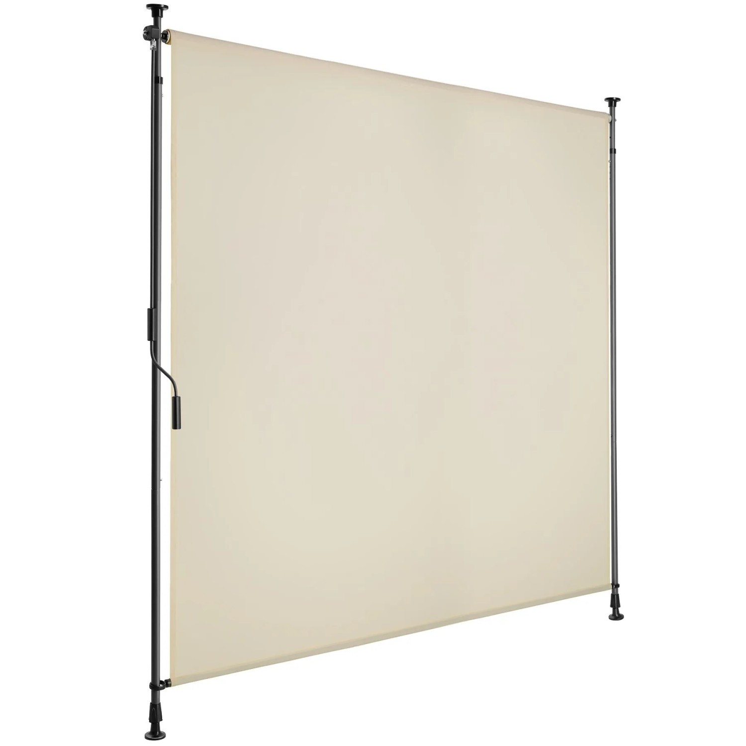 Tectake Klemmmarkise Taija Verschiedene Größen Uv Beständig und Wasserabweisend 150 x 310 cm 7 x 158 x 310 cm Beige
