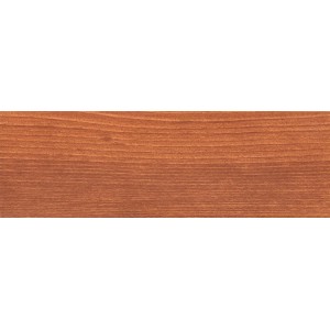 Holzbrett mit Osmo Einmal-Lasur HSPLUS Mahagoni, seidenmatter Holzschutz für Aussen.