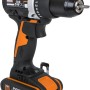 Worx Akku-Bohrschrauber WX102 mit 2 Ah Akkus, ideal zum Bohren und Schrauben.