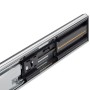 SOTECH Vollauszug 400 mm mit Soft-Close Mechanik. Detailansicht des Metall-Schubkastenauszugs für 45 kg.