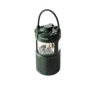Pure Woodland Glow Wasserdichter Outdoor-Lautsprecher Mit LED-Lampe