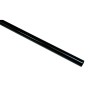 Gardinia Gardinenstange Chicago, Ø 20 mm, Schwarz, 160 cm. Metallstange für Gardinen.