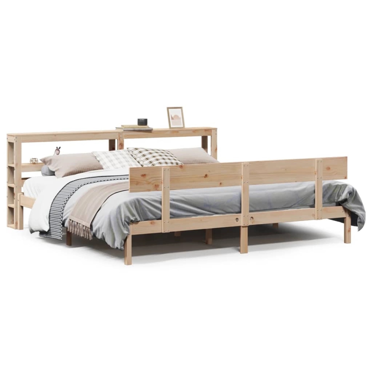 vidaXL Massivholzbett ohne Matratze 180x200 Kiefernholz 3305806 günstig online kaufen