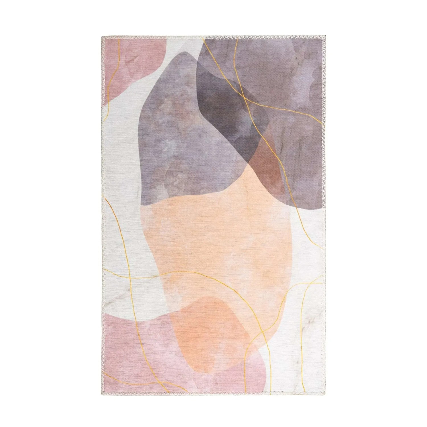 MeGusta Flachflor Teppich Modern Multi Polyester 120x180 cm Fabiana