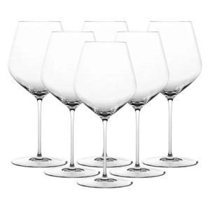 Spiegelau Hi-Lite Burgundergläser, 734 ml, 6er Set aus Kristallglas.