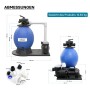 Wiltec Sandfilteranlage 550W 38L Filtertank 18000L/H Pumpe Pool Filterpumpe_8