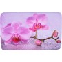 Sanilo Badteppich Blooming 50x80 cm mit Orchideen-Motiv für ein stilvolles Badezimmer.