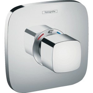 Hansgrohe Ecostat E Thermostat HighFlow Unterputz in Chrom mit Temperaturregler.