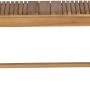 Siena Garden Tennisbank Falun, 2-Sitzer Gartenbank aus Akazienholz, beige, 120 cm breit.