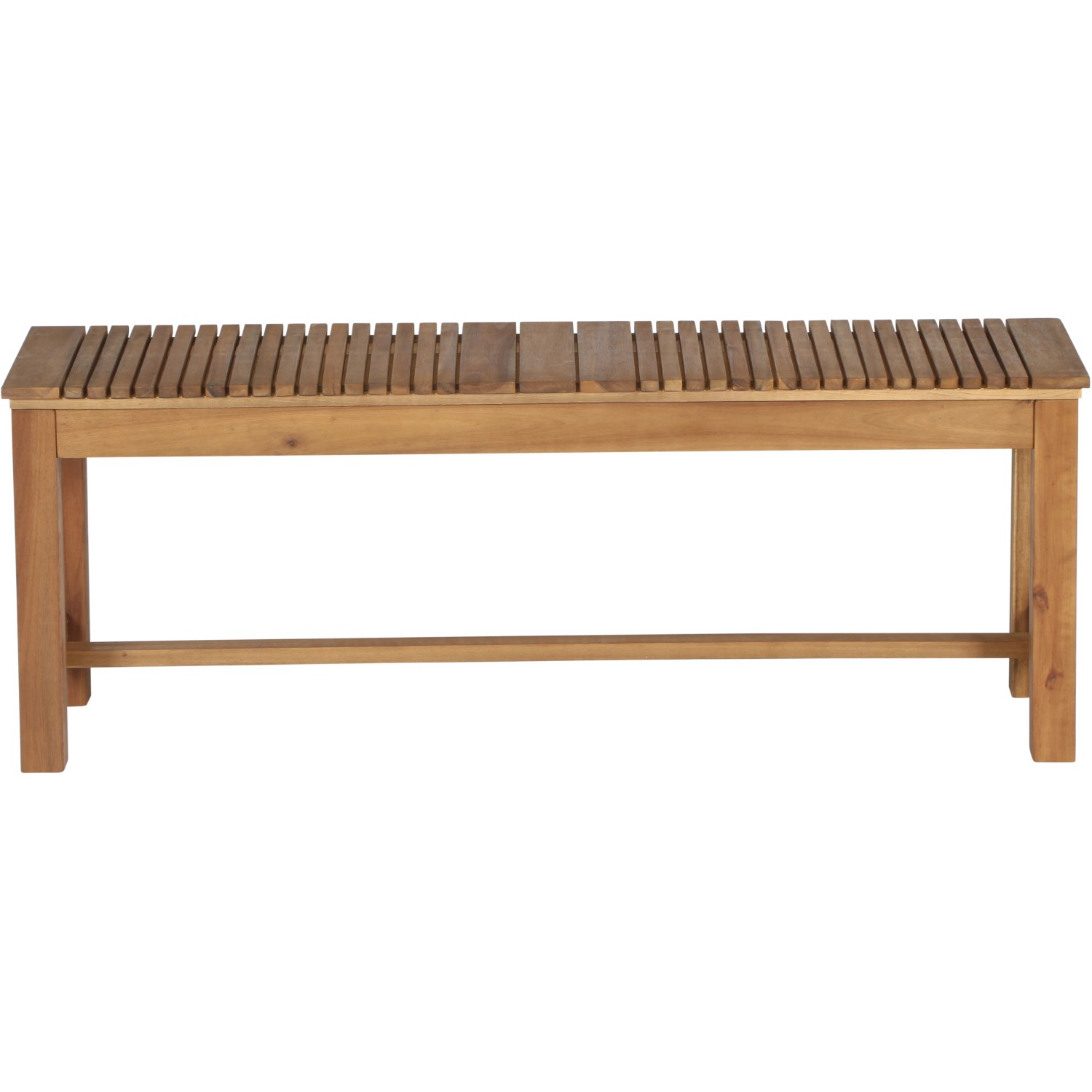 Siena Garden Tennisbank Falun, 2-Sitzer Gartenbank aus Akazienholz, beige, 120 cm breit.