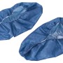 Blaue LUX Überziehschuhe, 10 Stück, Universalgröße mit Gummizug für Schutz und Sauberkeit.