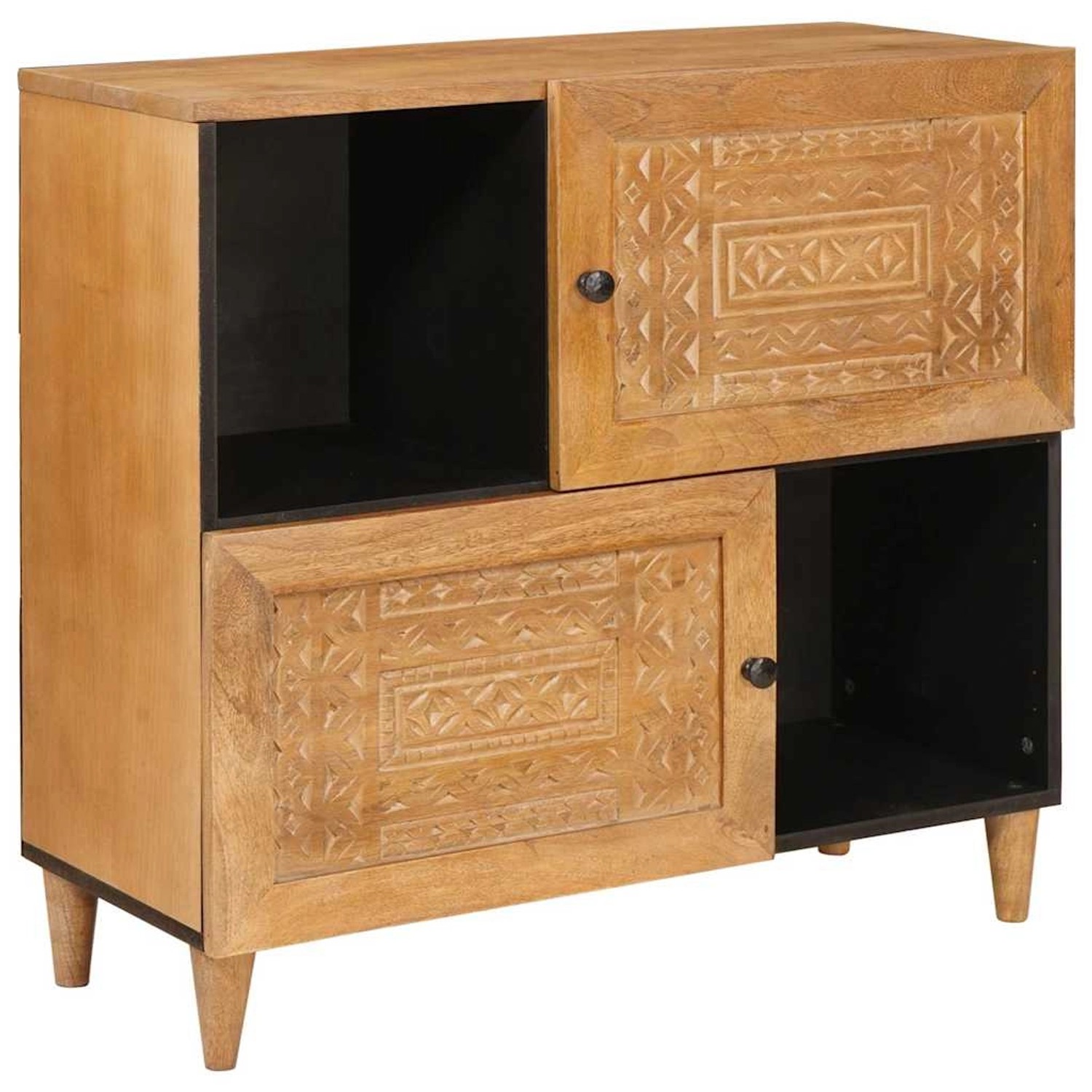vidaXL Sideboard Hellbraun 33,5 x 80 x 75 cm 4018107 günstig online kaufen