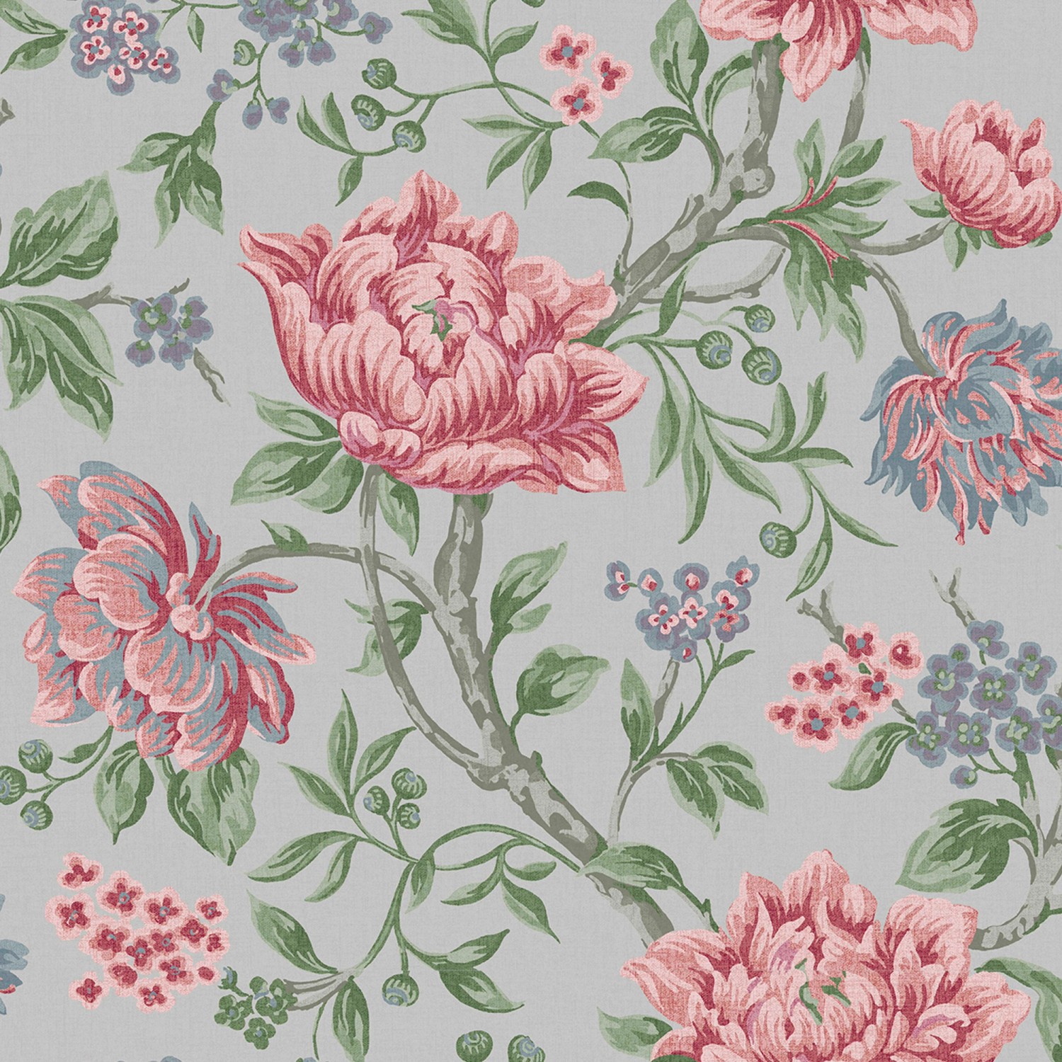 Laura Ashley Vliestapete Tapestry Floral Slate Grey 10,05 x 0,52 m günstig online kaufen