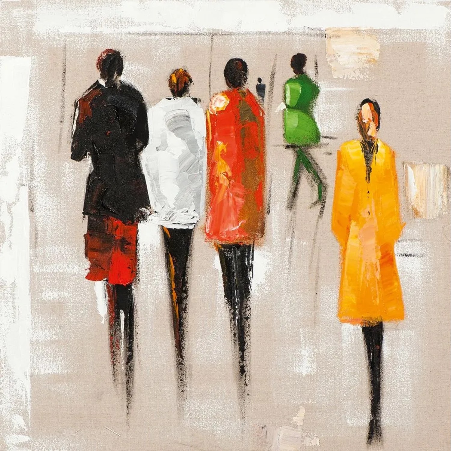 Art Universe Leinwandbild Modenschau 70 x 70 cm