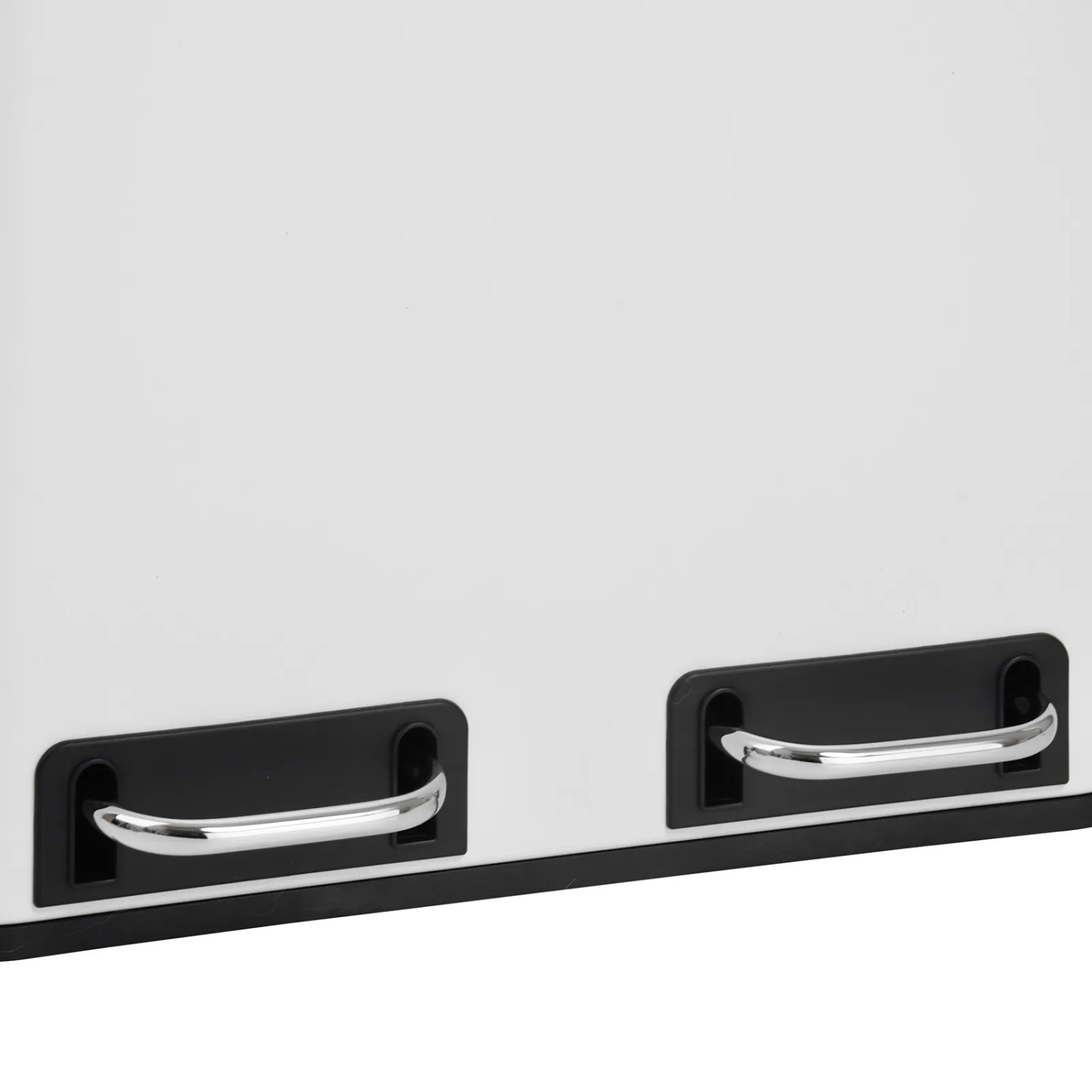 PATTUMIERA RETTANGOLARE - IN ACCIAIO INOX - 2 RUOTE E PEDALE - DIME