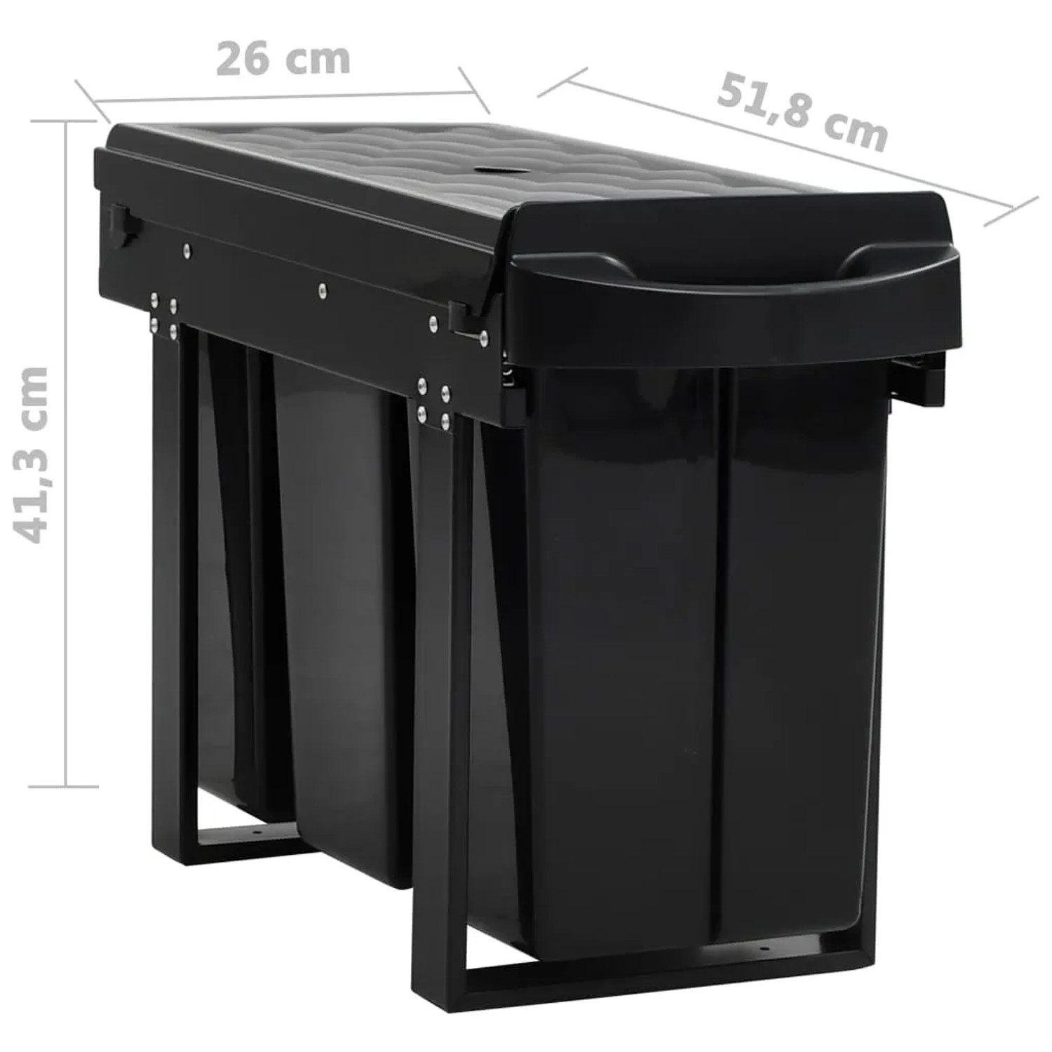 vidaXL Einbau Mülleimer Ausziehbar Soft-Close 36 L kaufen bei OBI
