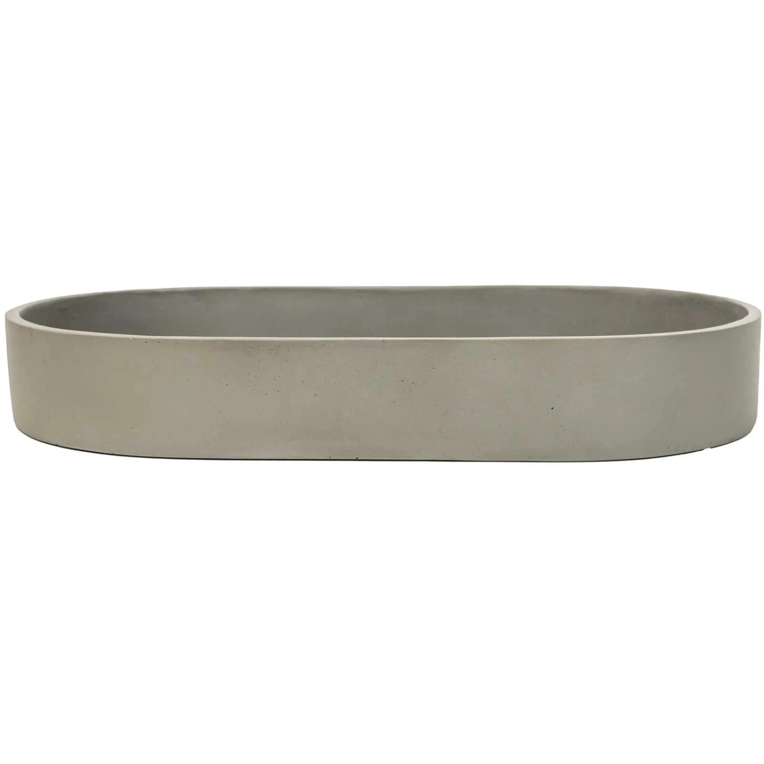 Vivanno Pflanzschale Solena 35 cm x 20 cm x 5 cm Betongrau