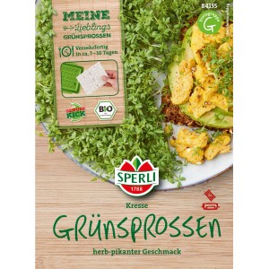 Sperli MicroGreen Garden Bio-Kresse Nachfüllpads für einfache Aussaat und Aufzucht von Kresse.
