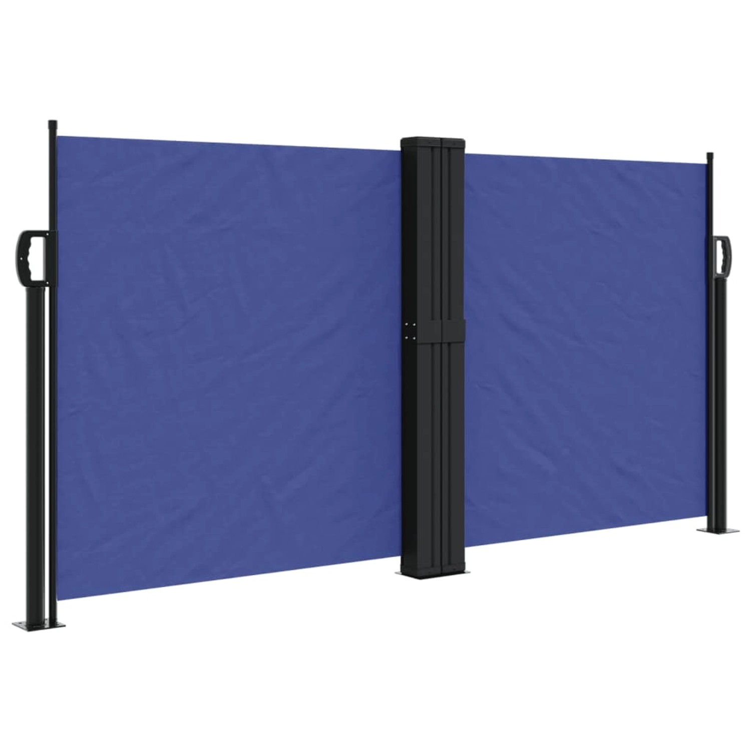 furnicato Seitenmarkise Ausziehbar Blau 120x1200 cm günstig online kaufen