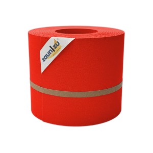 Rolle roter zaunzu Premium Sichtschutz für Doppelstabmattenzaun, 26m