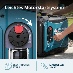 Könner & Söhnen LPG/Benzin-Inverter-Generator KS 4000iEG S