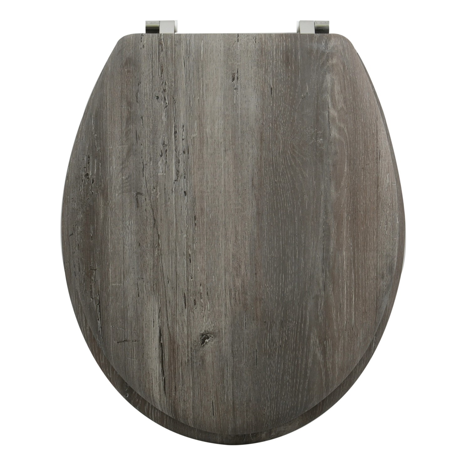MSV WC-Sitz Blue Ridge MDF 42,5 cm x 36,5 cm x 5 cm Braun günstig online kaufen