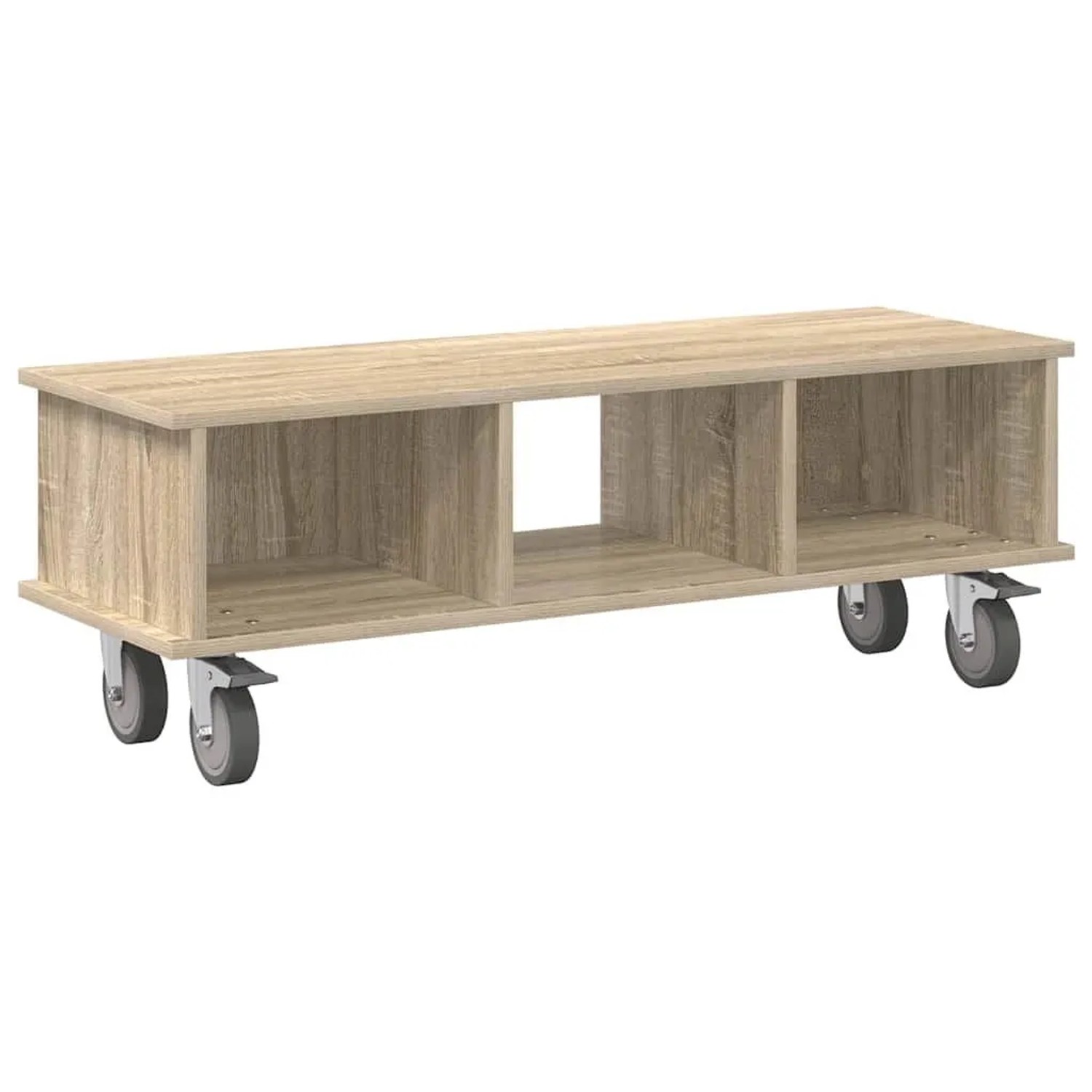 vidaXL TV-Ständer Sonoma-Eiche 100 x 35 x 35 cm Holzwerkstoff 891034