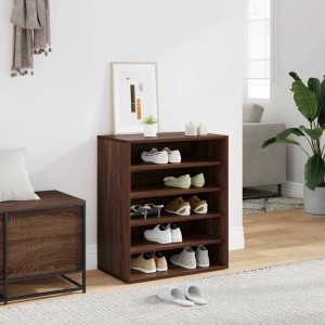 vidaXL Schuhschrank Braun Eichen-Optik 60x35x70 cm Holzwerkstoff 816016