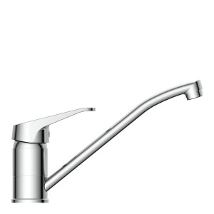 Schütte Niederdruck Spültischarmatur Tassoni Chrom, Einhebelmischer für drucklose Geräte.