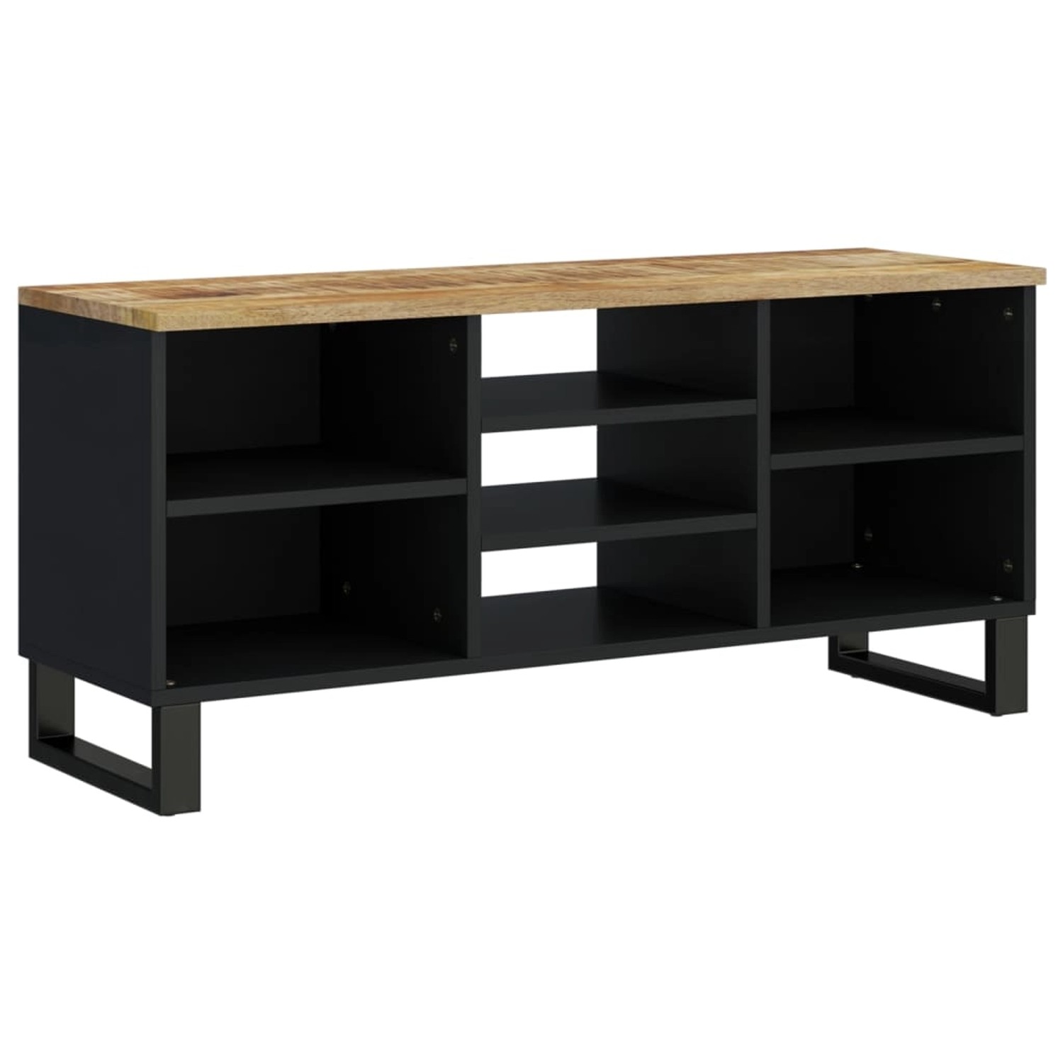 VidaXL TV-Schrank 100x33x46 cm Massivholz Mango & Holzwerkstoff  Modell 3