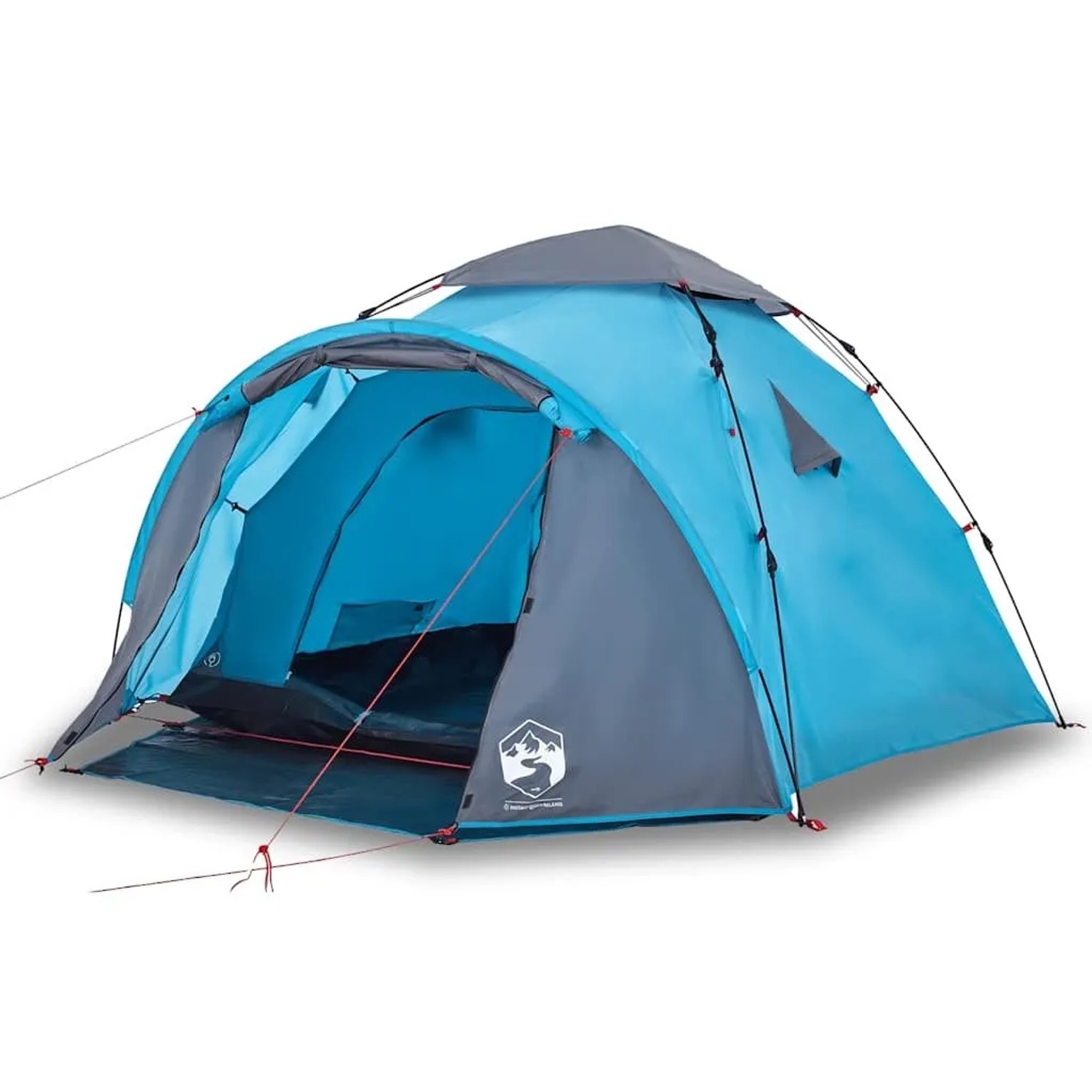 Furnicato Campingzelt Kuppel Blau 290 X 220 X 150 Cm