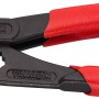 Knipex Cobra Rohrzange, 150 mm, grau atramentiert, mit roten Griffen. Zange für Rohre und Muttern.
