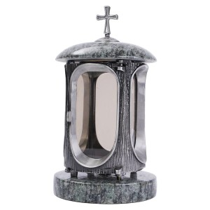 KOKA Grablampe mit Kreuz Silber Oliven Grün