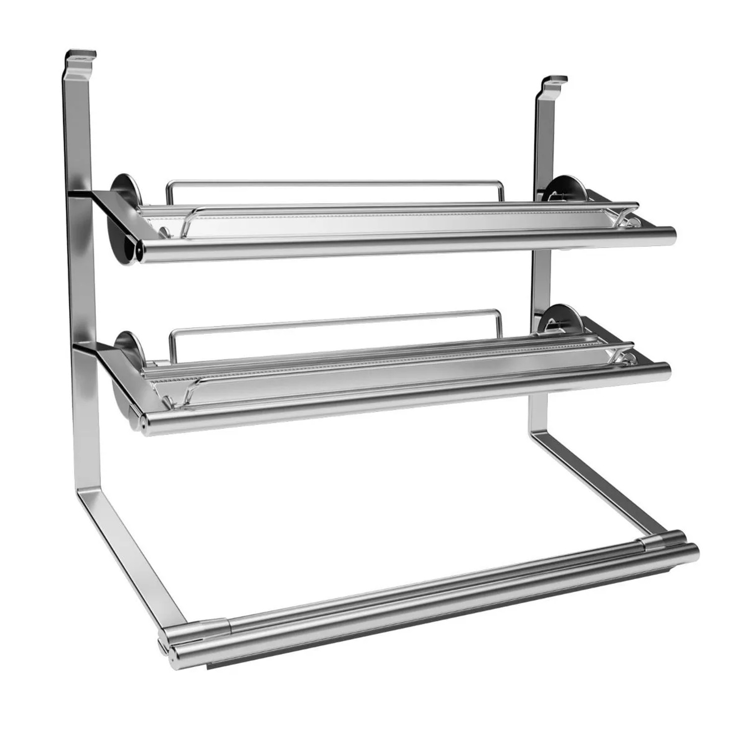 Kesseböhmer Linero Style Rollenhalter Edelstahloptik 3 Etagig