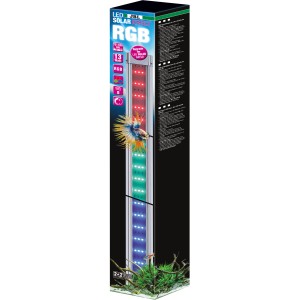 Verpackung der JBL Effektleuchte LED Solar Effect 742 mm. Aquarium Beleuchtung mit RGB LEDs für Farbeffekte.