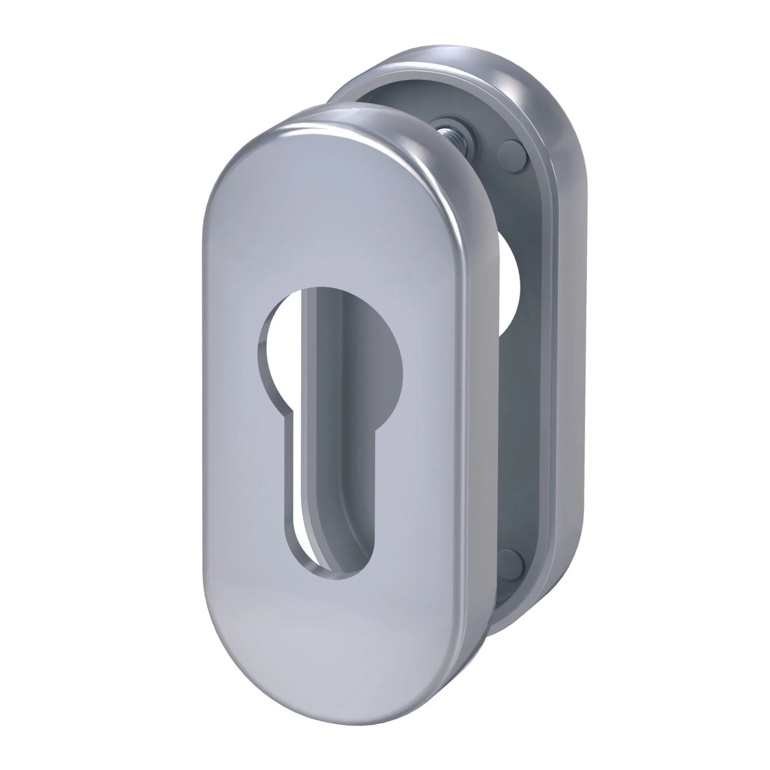 Basi - Schmalrahmen-Rosettenpaar - ZBR 3250 PZ Lochung - 7300-0608