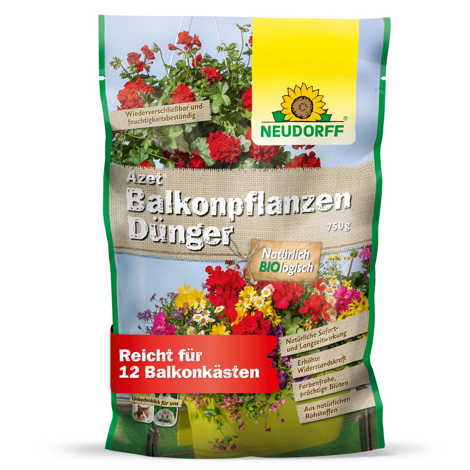 Neudorff Azet Balkonpflanzen-Dünger 750 g günstig online kaufen