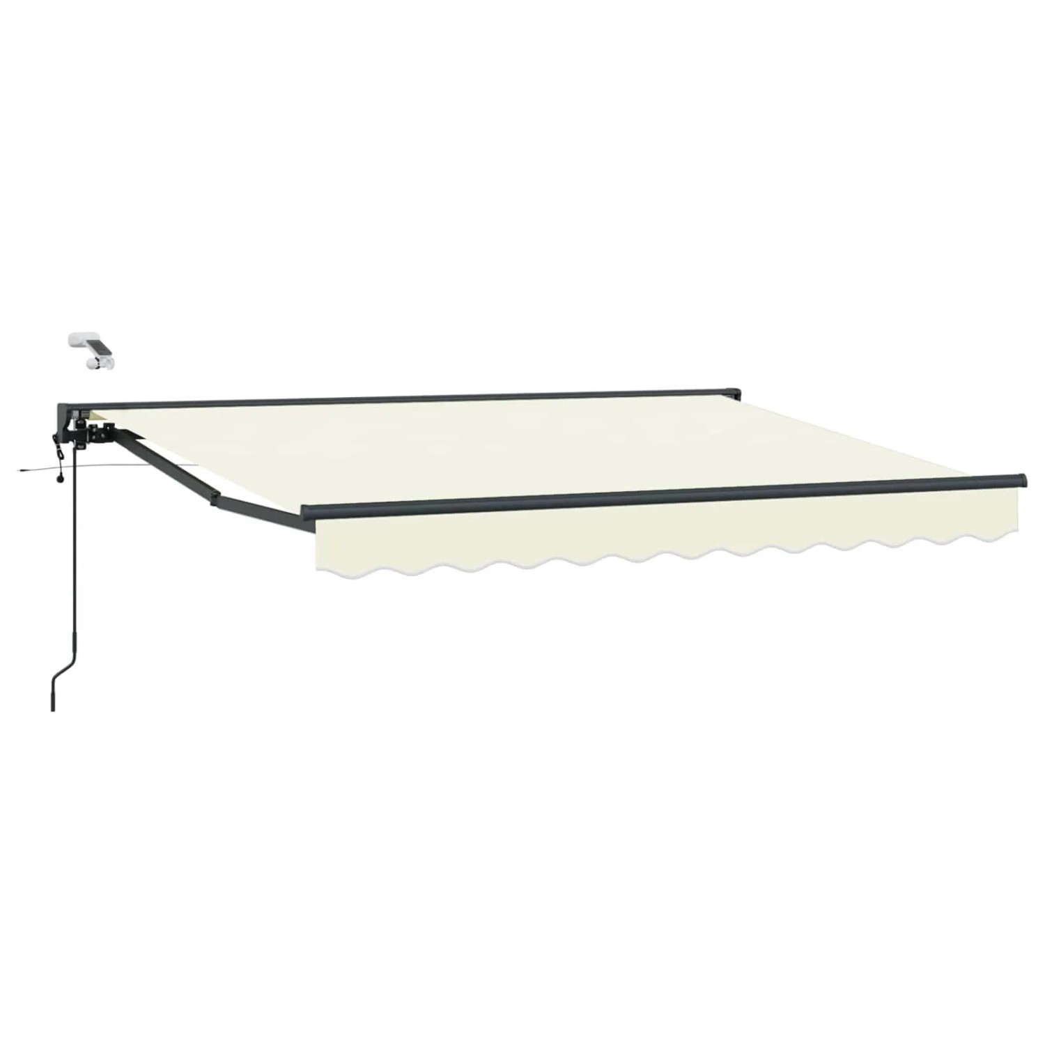 vidaXL Elektrische Ausziehbare Markise Creme 2,5 x 2 m 3421466