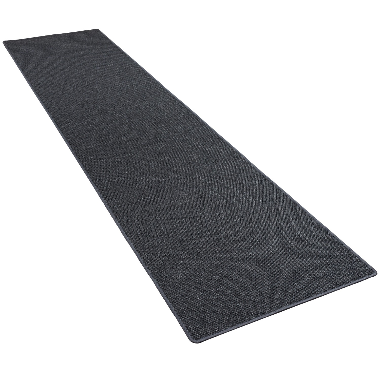 Snapstyle Läufer Teppich Bentzon Flachgewebe Anthrazit 100x400cm günstig online kaufen