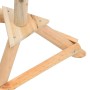 Detailaufnahme des Holzständers für ein VidaXL Vogelhäuschen aus Tanne.