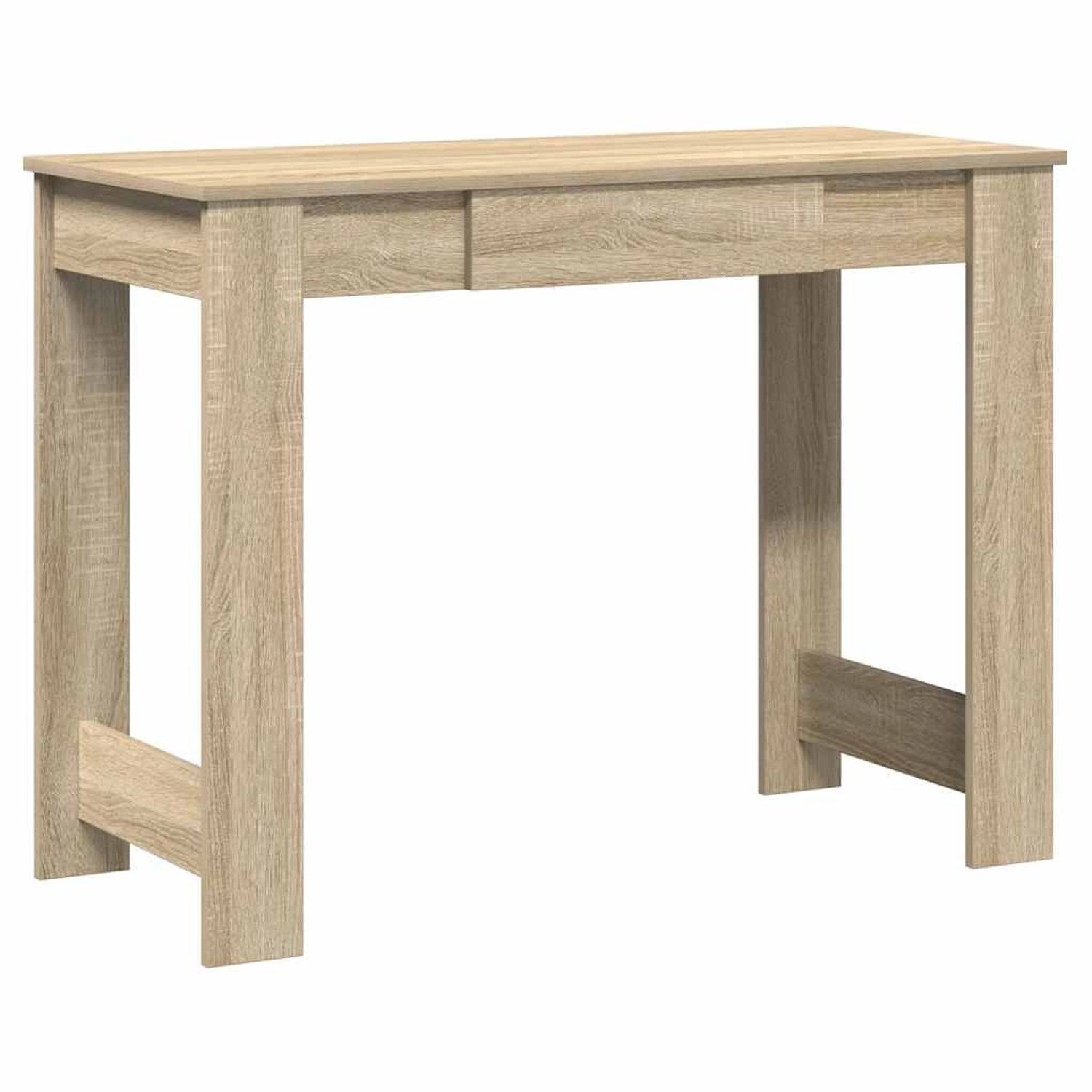 vidaXL Schreibtisch Sonoma-Eiche 100x45x75 cm Holzwerkstoff 860429 günstig online kaufen