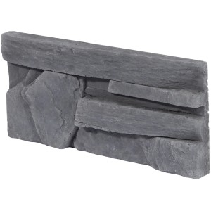 Stegu Verblender Madera Graphit: Beton-Steinverblender für Innen & Außen, graphitgrau.
